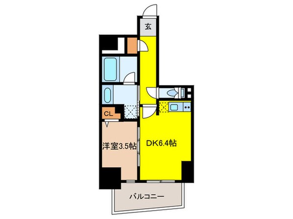 ｼﾞｵｴﾝﾄ日本橋小伝馬町の物件間取画像